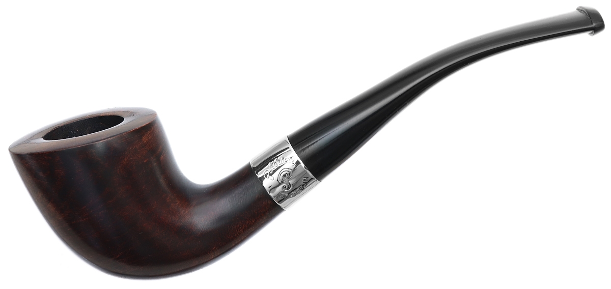 Peterson Pipes: Aran Smooth Nickel Mounted (129) Fishtail