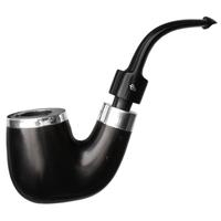 House Pipe Ebony Silver Cap