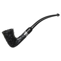 Peterson Speciality Sandblasted Nickel Mounted Calabash Fishtail