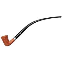 Peterson Churchwarden Natural Silver Mounted Calabash Fishtail