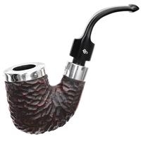 Peterson Pub Pipe Rusticated Silver Cap P-Lip